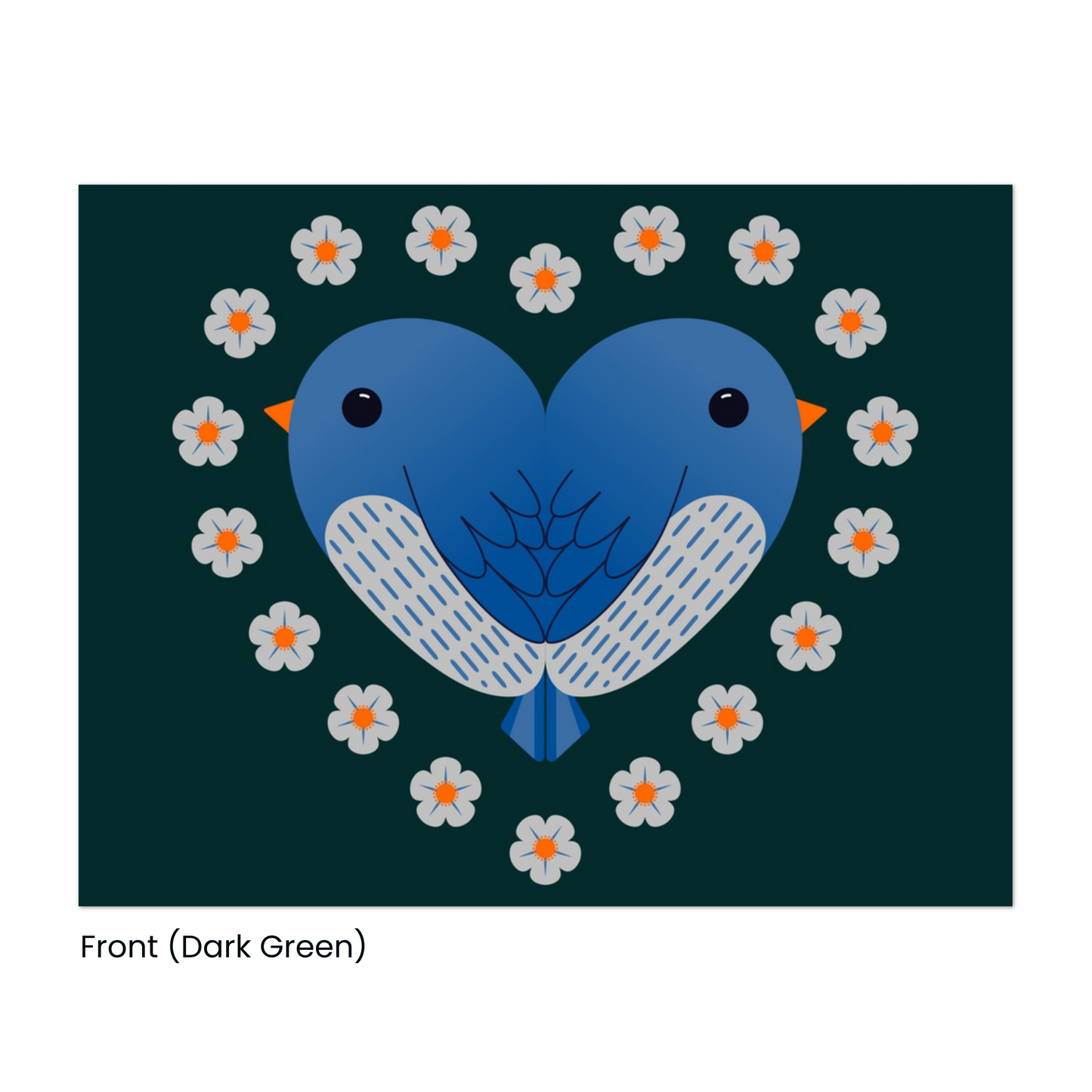 Lovebirds Greeting Cards (Set of 10)