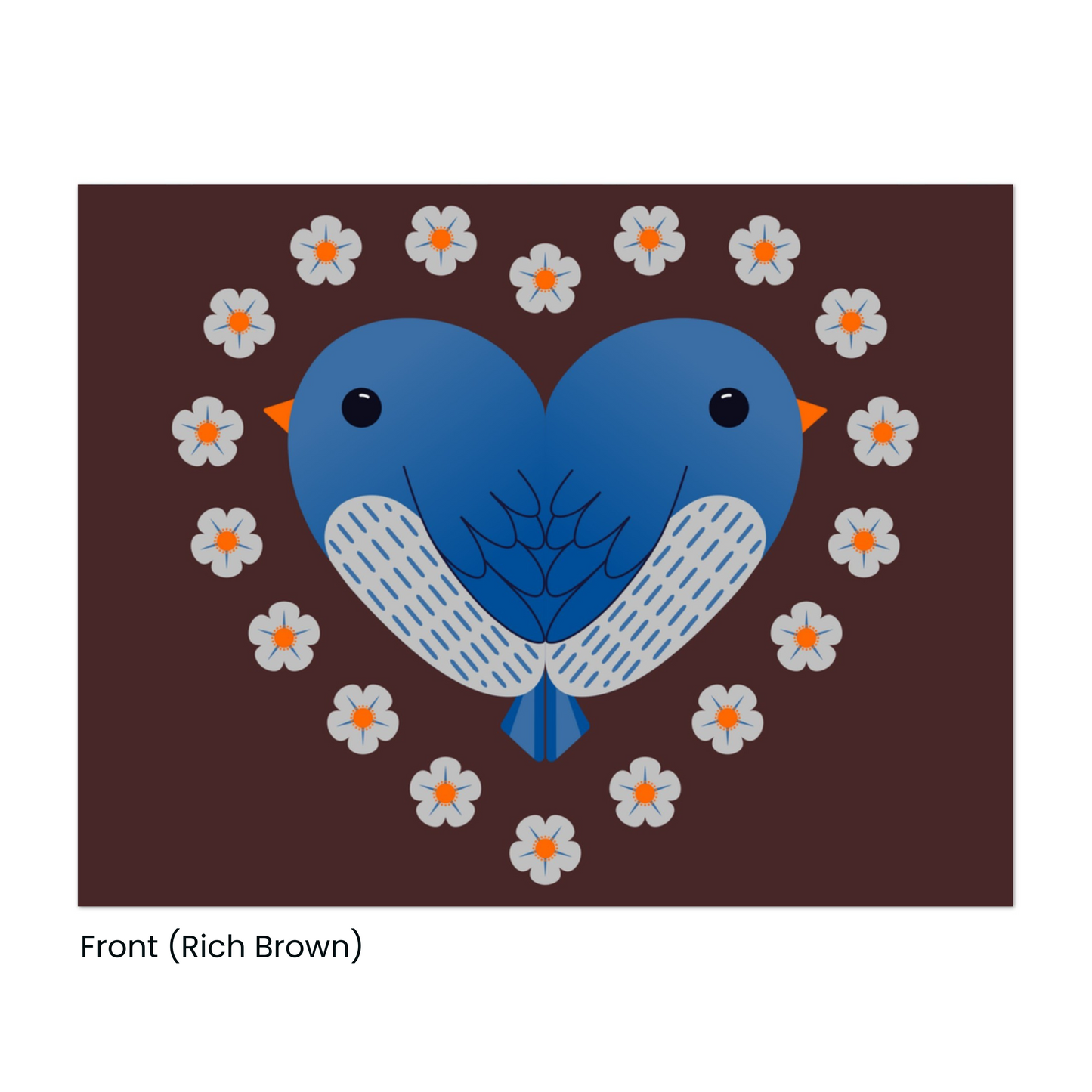 Lovebirds Greeting Cards (Set of 10)